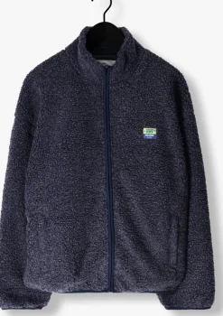 donkerblauwe american vintage vest hoktown zip