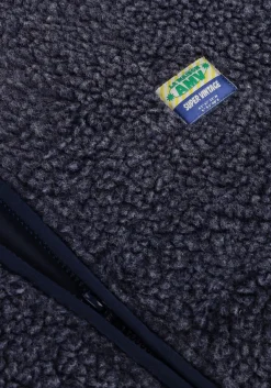 donkerblauwe american vintage vest hoktown zip