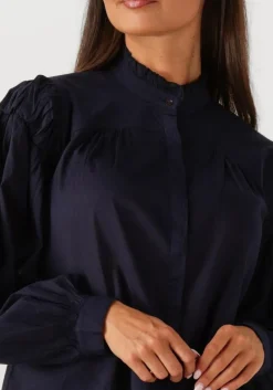 donkerblauwe antik batik blouses ange blouse