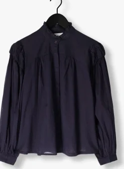 donkerblauwe antik batik blouses ange blouse