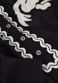 donkerblauwe antik batik blouses dali blouse