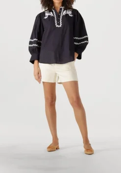 donkerblauwe antik batik blouses dali blouse