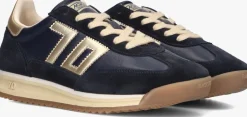 donkerblauwe back70 lage sneakers jogger