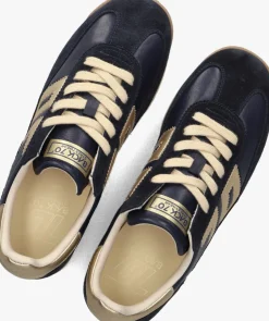 donkerblauwe back70 lage sneakers jogger