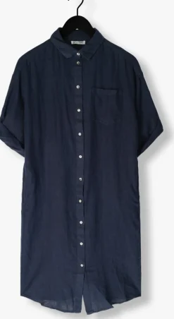 donkerblauwe bellamy midi jurk fay