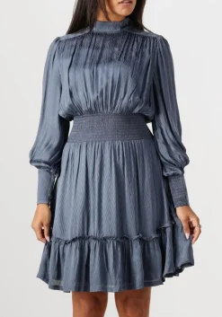 donkerblauwe bruuns bazaar mini jurk berry dress