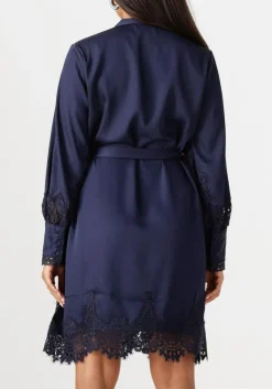 donkerblauwe bruuns bazaar mini jurk felicia dress