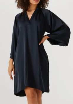 donkerblauwe bruuns bazaar mini jurk bbwendisa dress