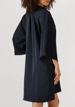 donkerblauwe bruuns bazaar mini jurk bbwendisa dress