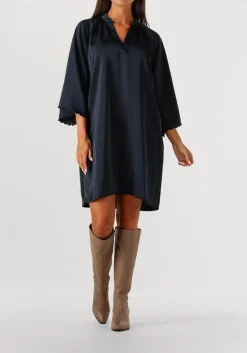 donkerblauwe bruuns bazaar mini jurk bbwendisa dress