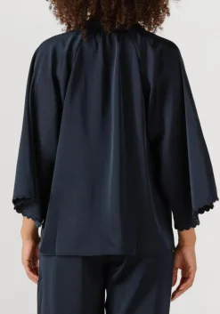 donkerblauwe bruuns bazaar blouses bbwinny blouse