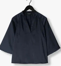 donkerblauwe bruuns bazaar blouses bbwinny blouse