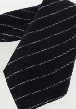 donkerblauwe co'couture sjaal stripe tie stropdas