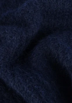 donkerblauwe co'couture truien/vesten coralee crop knit