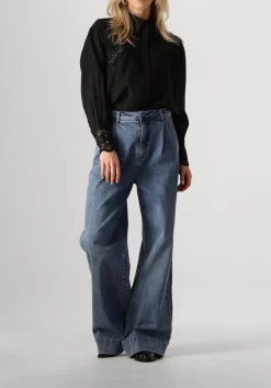 donkerblauwe copenhagen muse wide jeans cmjean-wide pants