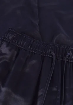 donkerblauwe dante6 pantalon noldy wide leg pants