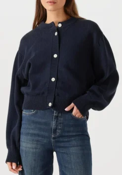 donkerblauwe des petits hauts trui abali