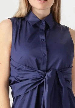 donkerblauwe devotion maxi jurk eros