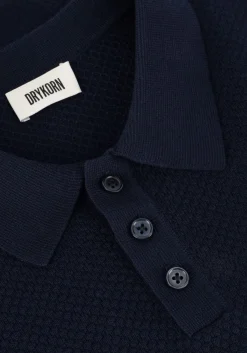 donkerblauwe drykorn polo triton 420187
