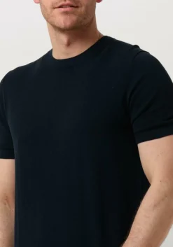 donkerblauwe drykorn t-shirt valentin 420052