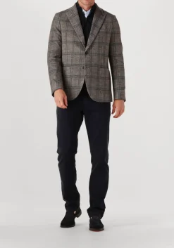 donkerblauwe filippo de laurentiis trui mezza zip ml r.merino