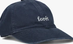 donkerblauwe forét pet hawk washed cap