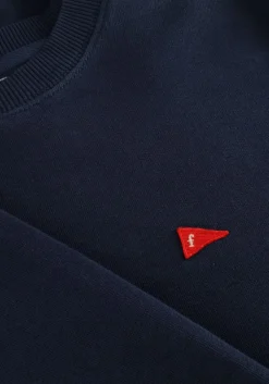 donkerblauwe forét sweater flag sweatshirt