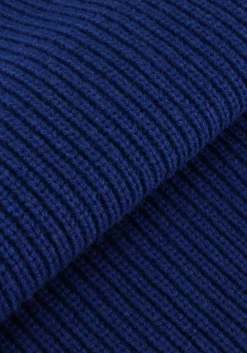 donkerblauwe forét trui delta wool knit