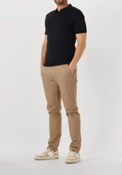 donkerblauwe genti polo polo zip ss k2053-1260