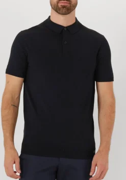 donkerblauwe genti polo polo button ss k2046-1260