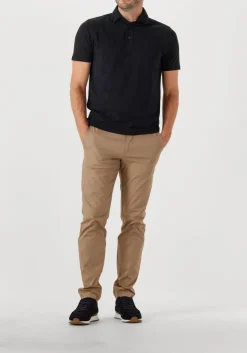 donkerblauwe gentiluomo polo polo 3 button j2017-202