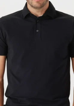 donkerblauwe gentiluomo polo polo 3 button j2017-202