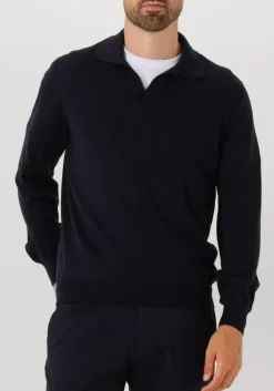 donkerblauwe gran sasso trui tennis l slv skipper