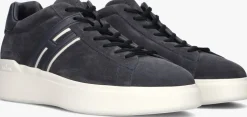 donkerblauwe hogan lage sneakers h580 allacciato h slash
