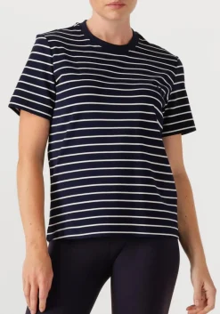 donkerblauwe house of gravity t-shirt stripe tee