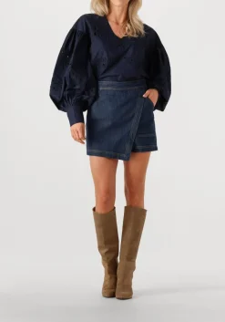 donkerblauwe ibana blouses torin