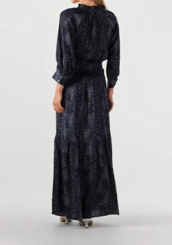 donkerblauwe ibana maxi jurk dyani