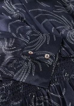 donkerblauwe ibana maxi jurk dyani