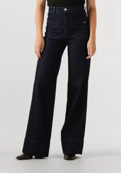 donkerblauwe ibana wide jeans penda