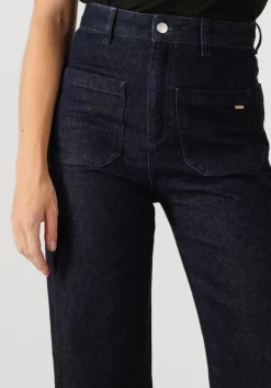 donkerblauwe ibana wide jeans penda