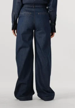 donkerblauwe ibana wide jeans pesha jeans