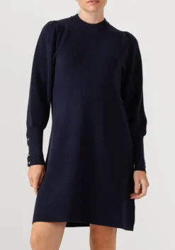 donkerblauwe janice midi jurk clay