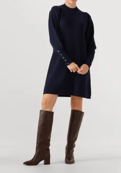 donkerblauwe janice midi jurk clay