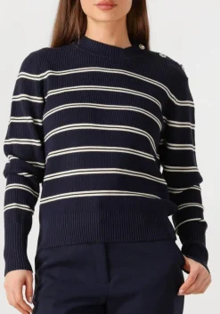 donkerblauwe janice trui donovan