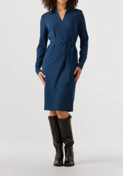 donkerblauwe japan tky midi jurk nenema