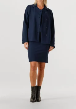 donkerblauwe japan tky midi jurk lymas