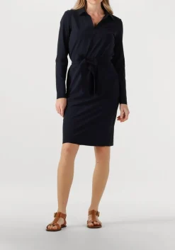 donkerblauwe japan tky midi jurk nenema