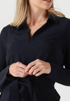 donkerblauwe japan tky midi jurk nenema