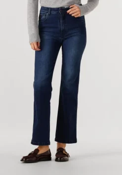 donkerblauwe lois jeans flared jeans malena