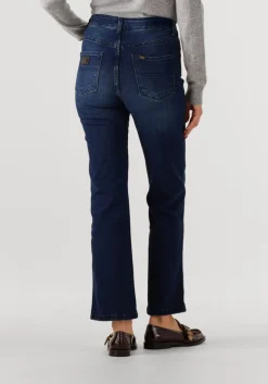 donkerblauwe lois jeans flared jeans malena